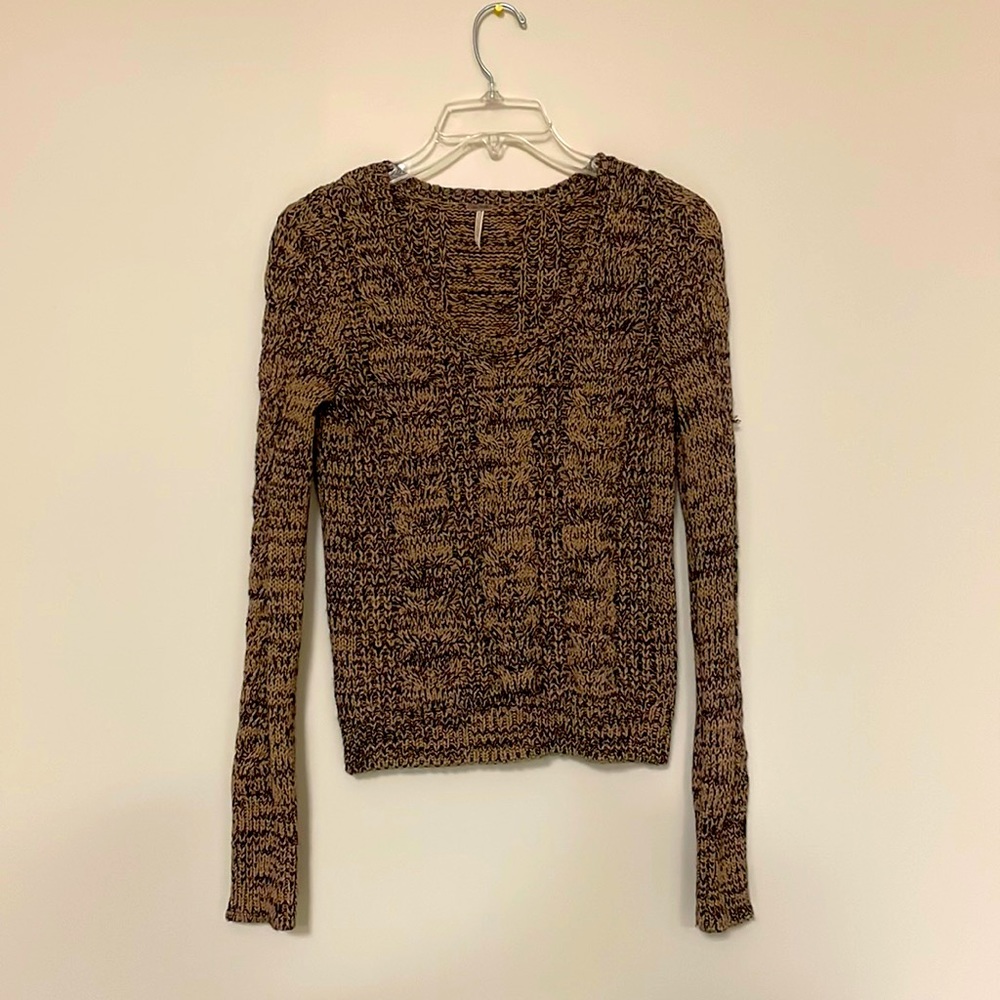 Brown Knitted Sweater